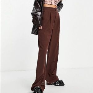 Stradivarius wide leg relaxed dad pants